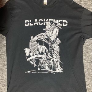 RARE Metallica Promo TShirt BLACKENED Whiskey